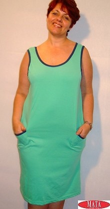 Vestido tallas grandes mujer varios colores 12830 