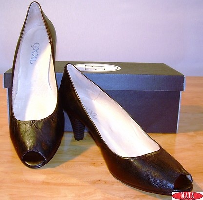 Zapato negro mujer tallas grandes 10683 