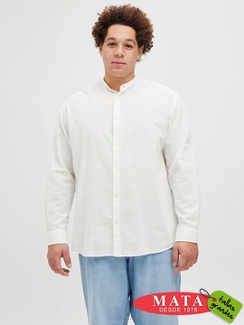 Camisa cuello mao hombre 26634