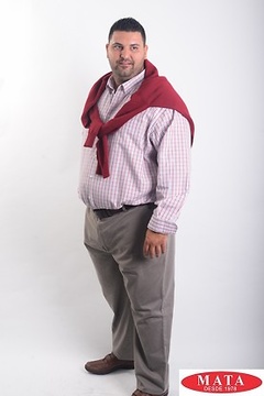 Camisa hombre tallas grandes 19039