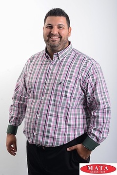 Camisa hombre tallas grandes 19255