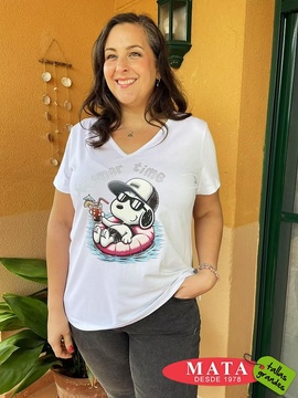 Camiseta mujer tallas grandes 26602