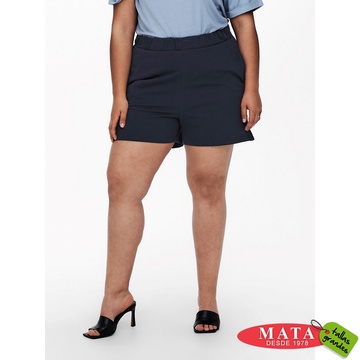 Pantalón corto mujer tallas grandes 24440